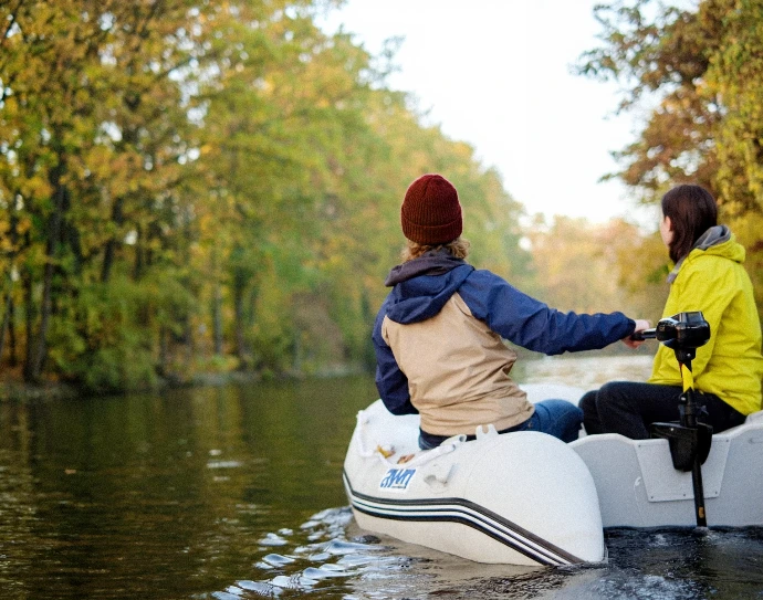 Leisure anglers on the water with a Bronson lithium trolling motor battery